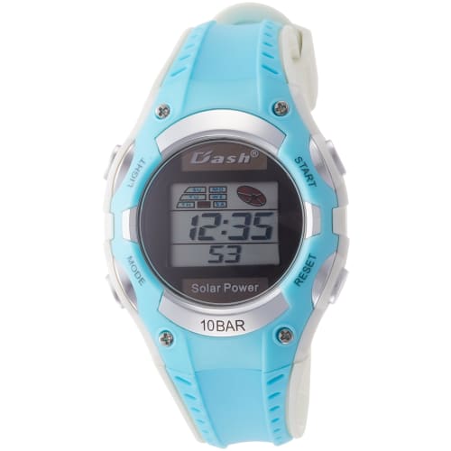 

Arias Women s Solar Digital Watch with Dash Function, Waterproof, Multi-Function, Urethane Strap, ADWW16032SOL18, Blue