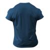 Vintage Summer Men's T-Shirt Streetwear 3 Buttons Open Fly Loose Clothing Print Short Sleeve T-Shirt