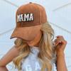 Baseball Hat MAMA Corduroy Baseball Hat Peaked Hat Baseball Sunhat HipHop Hat Parent-child Hat Curved Visor