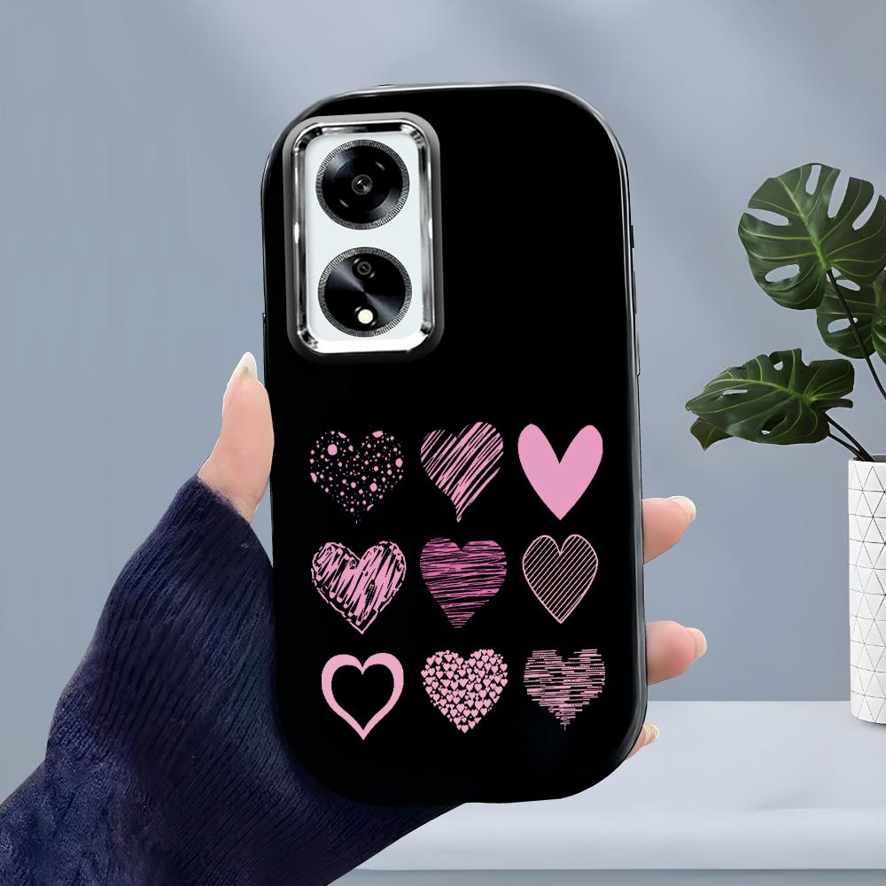 Solid Color Silver Edge Lens Soft Liquid Silicone Shockproof Phone Case for iPhone Samsung Huawei Honor Xiaomi Redmi OPPO Realme Vivo Infinix Tecno
