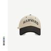 Street couple hat spring and summer face small baseball cap women's fashion contrasting color letter embroidery baseball cap men