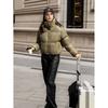 Winter No-wash PU Leather Cotton Clothing Women's Short New Thickened Bread Clothing Small Warm Jacket