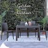 Rattan style garden dining set 120cm 4 garden T1612C01D4 5-piece [Table wide, chairs]