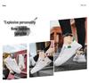 2024 Men's Summer Slip-On Sneakers: Co-Branded, Breathable White Shoes with Soft Soles