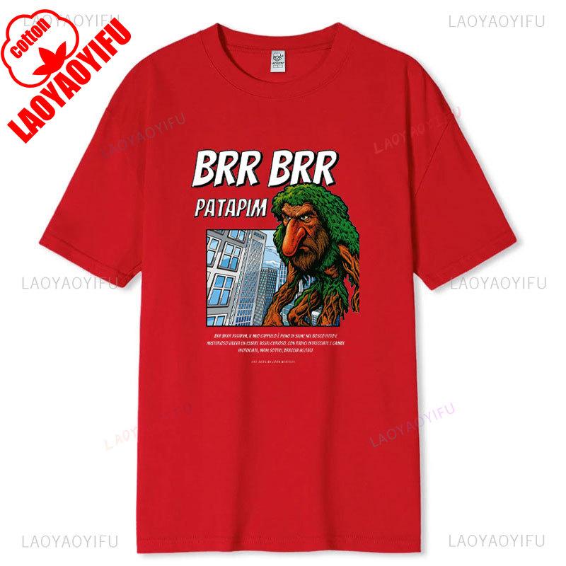 Italian Brainrot Shirt BOMBARDILO CROCODILO Funny AI Art 2025 Viral Meme Mythical Shanhaijing Design Cotton Tee Adult Casual Top