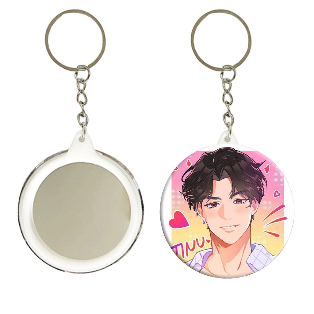Boys Anime Pendant Keychain Holder Car Keychain Mobile Phone Bag Pendant Cute Kawaii