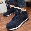 fashion Fur Shoes For Men Winter Shoes Casual Men's Winter Boots Keep Warm Ankle Boots Men Footwear Snow Boots Black Botas Para Hombre