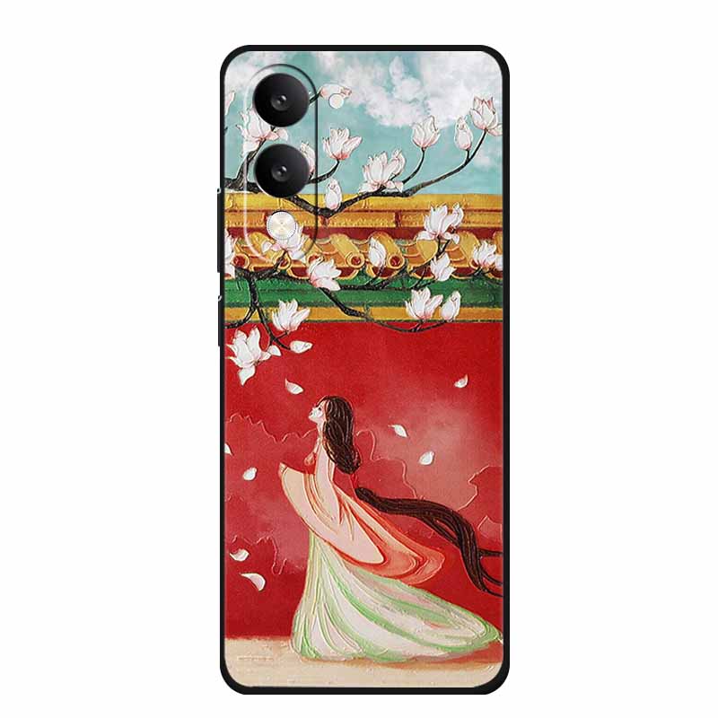 3D Emboss Case For Vivo iQOO Z10 Lite Phone Case Coque Flowers Silicone Soft Back Cover For Vivo Y29S Y29T Y19s GT 5G Case Funda