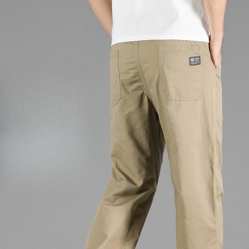Pantaloni Casual da Uomo Taglia Grande Vestibilità Rilassata Pantaloni in Cotone Vita Elastica Coulisse Pantaloni da Tuta Pantaloni Jogger da Uomo Estate Primavera