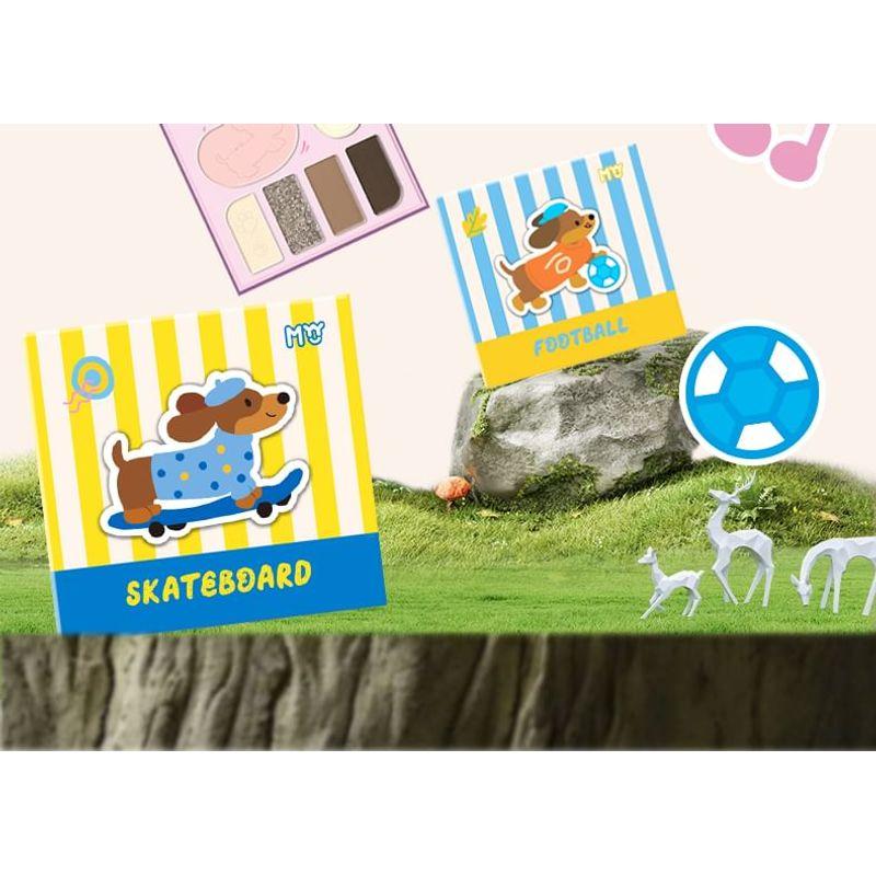 MYY - Welpen klebrige 6-Farben-Lidschattenpalette - 02