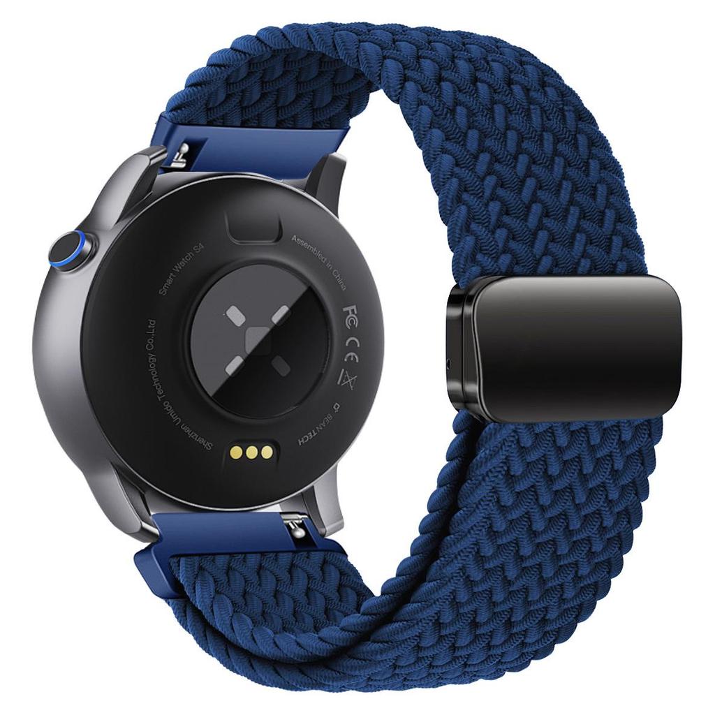 Universal Woven Nylon Magnetic Buckle Watch Band for Huawei/Samsung - 18mm, 20mm, 22mm