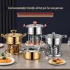 Huihuang 304 Stainless Steel Mini Hot Pot with Alcohol Stove
