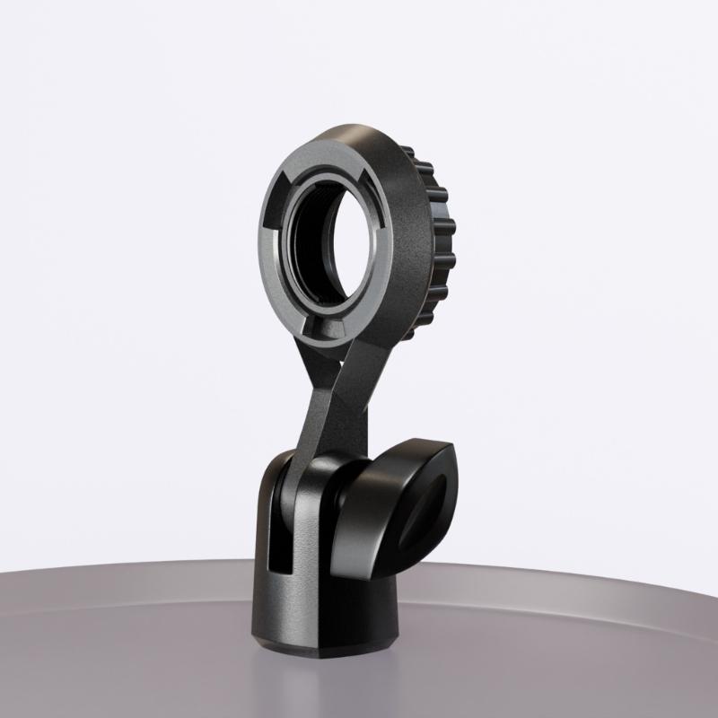 Metal Microphone Clip Microphone Shock Mount Bracket Holder Simple Stand Accessories Use Flexible Angle Adjustment