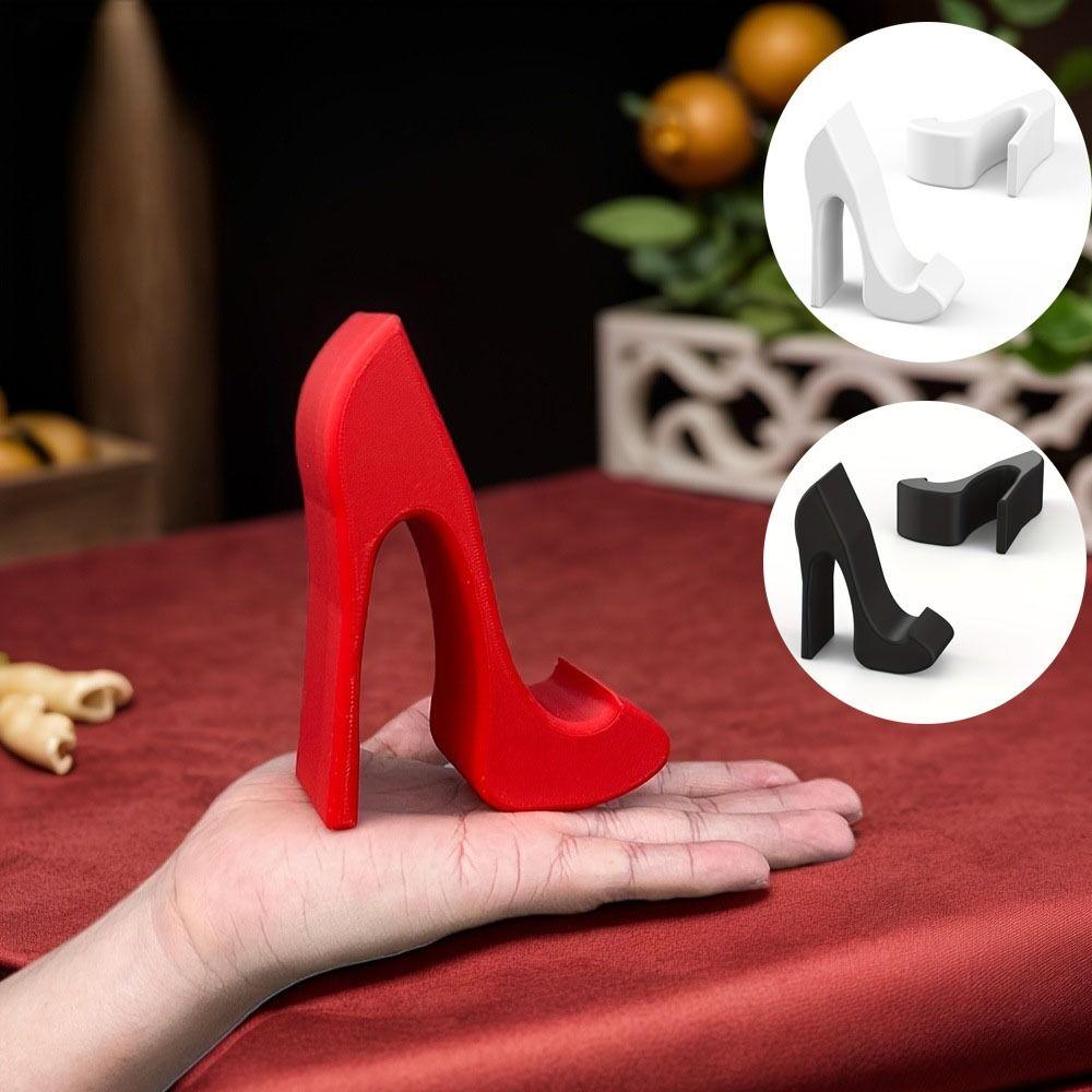 Lazy Holder 3D Printed Phone Holder Plastic High Heel Holder Desktop Decoration  Bedroom Bedside