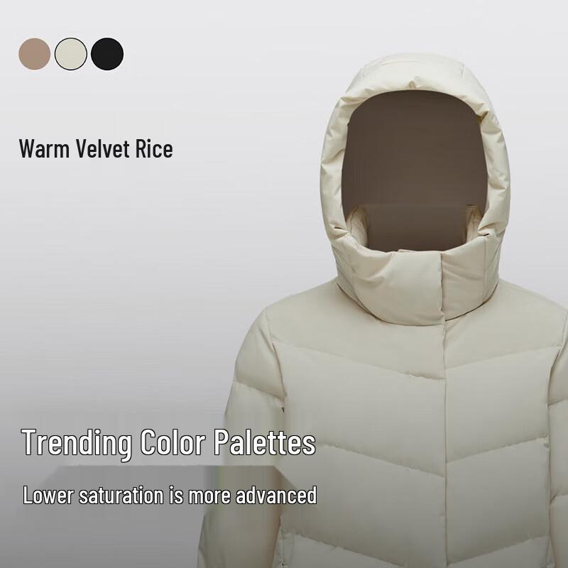 Bosideng B250245526 Hooded Long Down Jacket