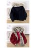 Maglione Invernale Zuoshan Diao da Uomo con Cappuccio e Collo in Pelliccia