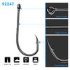 100pcs High Carbon Steel 1#-6/0# Fishing  Hook Single Barbed Hook Fishing Accessories