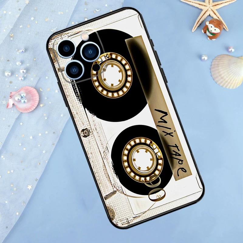 Vintage Cassette Tape Retro Phone Case For iPhone 17 16 15 11 12 14 13 Pro Max Mini X XS XR 7 8 Plus SE 17E Shockproof Cover