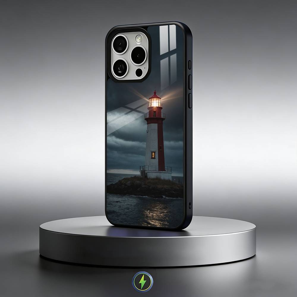 Lighthouse  Phone Case For iPhone17,16,15,14,13,12,11 Plus,Pro Max Magnetic For Magsafe Wireless Charging