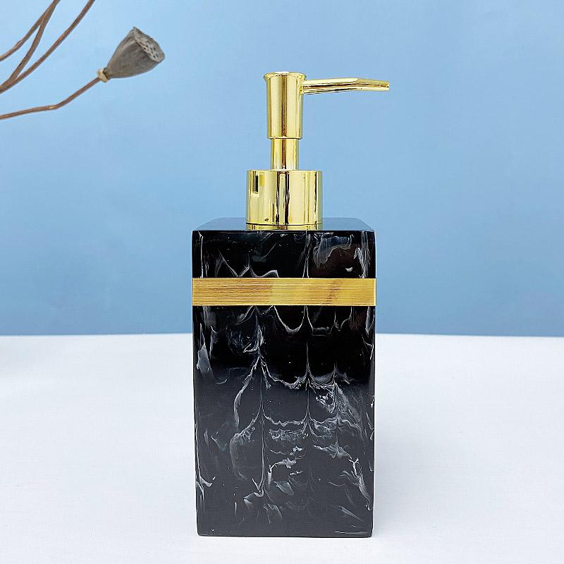 Σετ Μπάνιου Ρητίνης Είδη Τουαλέτας Επιτραπέζιο Σετ Πλυσίματος Σαπουνοθήκη Κύπελλο Στοματικού Διαλύματος Θήκη Οδοντόβουρτσας Μπουκάλι Λοσιόν Κύπελλο Αποθήκευσης Δίσκος Αποθήκευσης