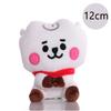 12-24cm B-T Cartoons Baby Pendant Plush keychain Toys Bangtan Boy Groups Peluches Cartoon Backpack Decoration Dolls Kid Gifts