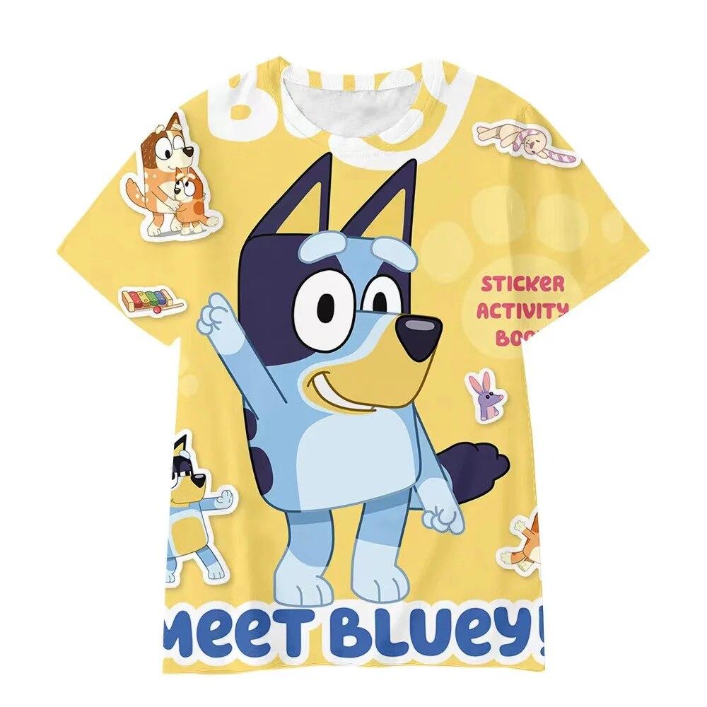 

Футболка с рисунком собаки, забавная одежда для детей, топы для девочек-подростков, детская футболка для мальчиков, милая одежда на день рождения, футболки 2023, От 2 до 8 лет 120