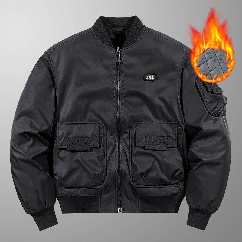 

Осенне-зимняя бархатная двусторонняя куртка мужская куртка бейсбольная форма свободный крой верхняя одежда топ 5XL