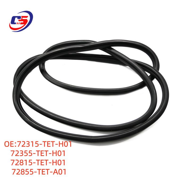 Civic Door Frame Soundproof U-Shaped Rubber Seal Strip 72855-TET-A01 72315-TET-H01
