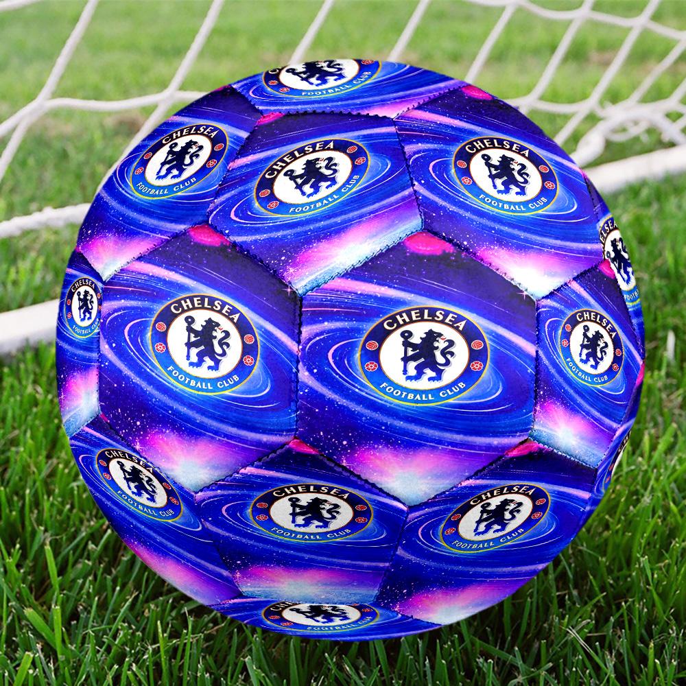 Chelsea F.C Print Size 5 Soccer Ball, Standard Match Football for Sports Game and Team Practice, Ideal Gift for Soccer Fans