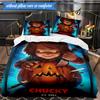 Chucky's Halloween Horror 3pcs K-pop Music Group Bedding set,Ideal for Bedroom, Dormitory,Including Duvet Cover And 2pcs Pillowcases,Fan Gifts