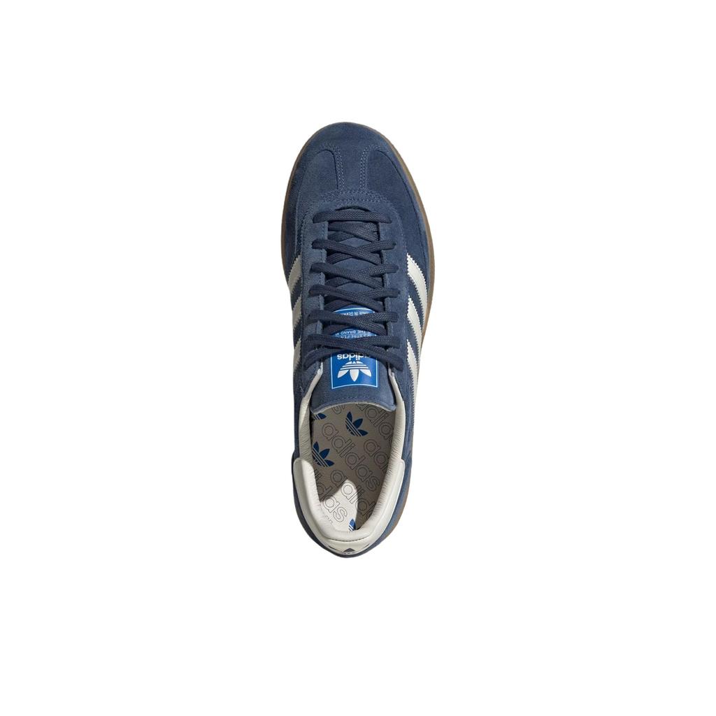 adidas Handball Spezial Tillverkad i Tyskland Begagnad Bläck Unisex Sneakers Blå Off-White Gummi JR9534
