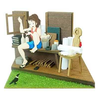 Sankei Міні набір для паперової моделі Studio Ghibli Служба доставки Кікі Урсула та Кікі MP07-92