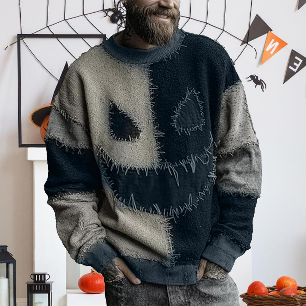 Sweatshirts For Men Knit Sweater Cute Shirt Fall Pullover Sweatshirt