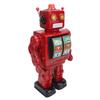 Electric Robot Toys Multipurpose Simulation Innovative 360 Degree Rotation Electric Walking Robot Tin Toy for Kids Presents Collection Red