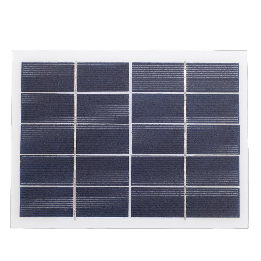 Solar Panel 3W Type C Interface Polycrystalline Silicon Solar Panel for Courtyard Light Security Camera