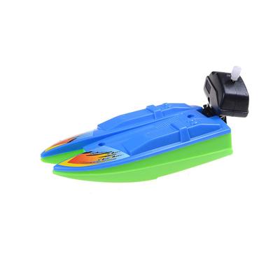 1 Pc 1 Pc Summer Outdoor Pool Ship Toy Wind Up Swimming Motorboat Boat Toy  For Kid
