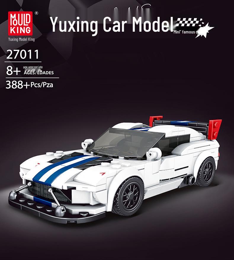Yuxing King Educational Sports Car Building Blocks Model - Toy Car for Boys, Assembly Kit Birthday Gift 27011s.