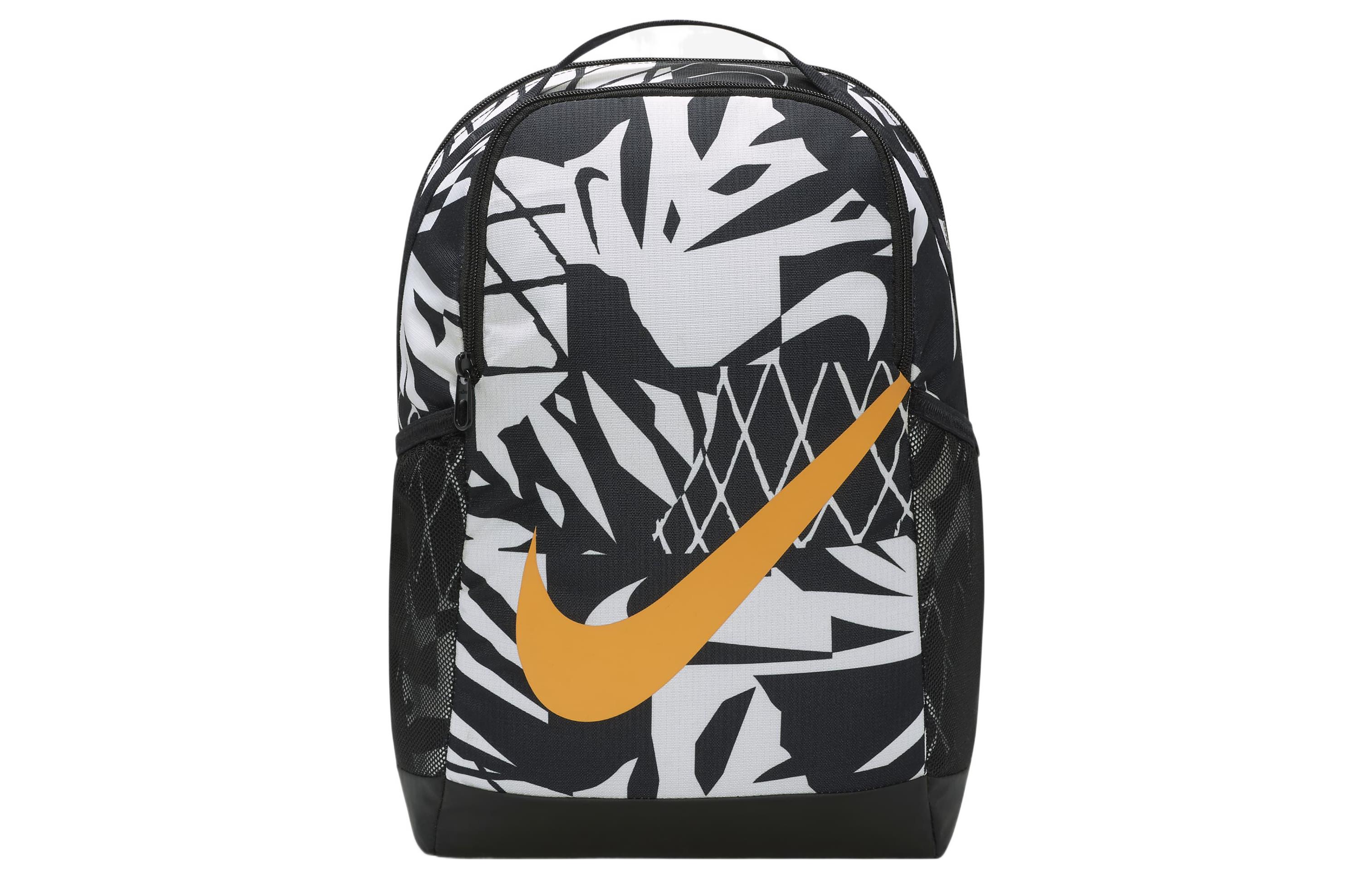 Nike Polyester Backpack Regular Unisex Black White DV6143-010