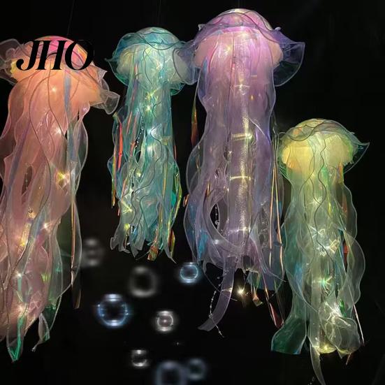 Jellyfish Light LED Lamp Soft Lighting Battery Operated Lantern Decorative Hanging Decoration Holiday Gift for Party Ambient