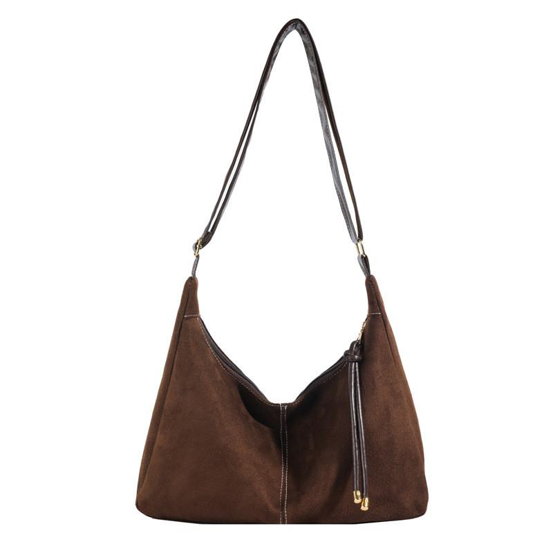 Fashionable Medium Size Pu Tote Bag For Women Unique Vintage Style With Zipper Closure
