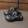 Boys' sports shoes, new summer model, children's hollow mesh shoes, breathable mesh dad-style sneakers for older kids