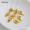 14K Gold Plated Brass Zircon Pearl Clasps Connector For Bracelet Necklace Making,Clasp For Jewelry,DIY Handmade Jewelry Findings