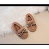 Children's Woolly Shoes Female Autumn and Winter Network Red Cute Cotton Shoes Girls' Beanie Shoes with Velvet Warm Baby Wear