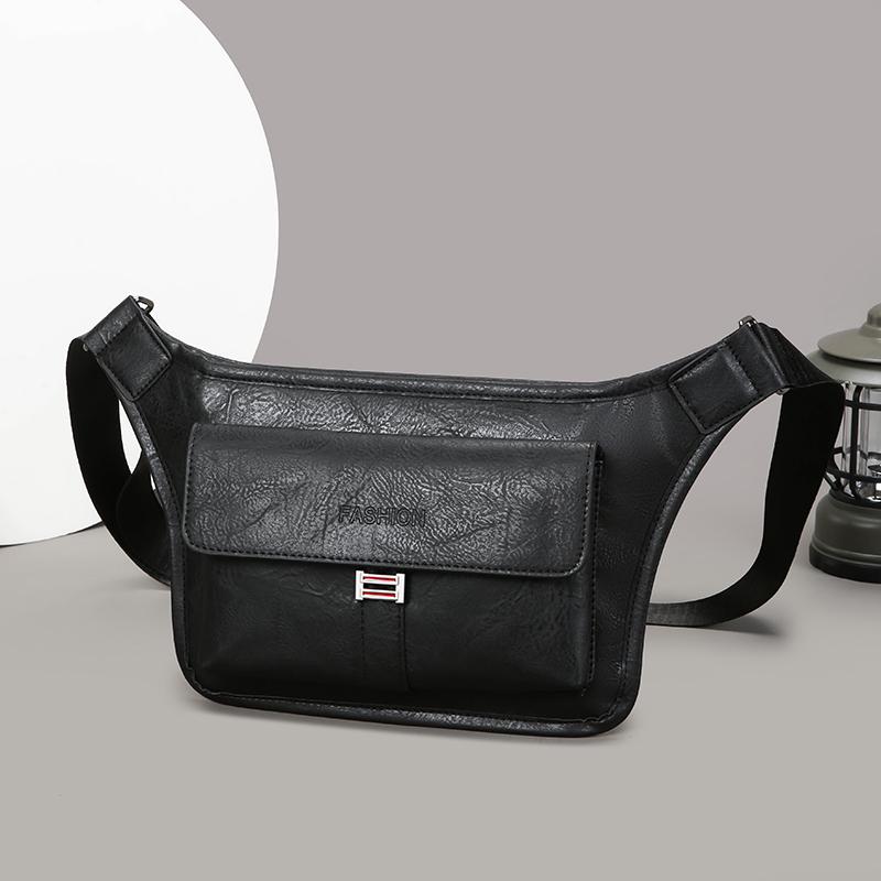 Neue Herren Vintage Brusttasche Wasserdicht Große Kapazität Crossbody Einzelne Umhängetaschen mit Sport Kleine Messenger Bags