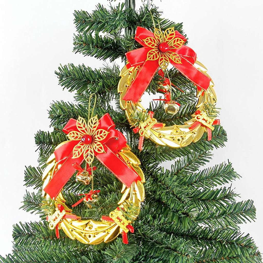 5.9 Inch Christmas Plastic Electroplated Bell Accessories Christmas Tree Pendants Christmas Decorations Accessories Scene Layout Props