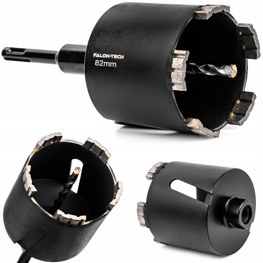 Otwornica Diamentowa Do Betonu 82Mm 5 Segmenty Frez Do Muru Koronka Puszki