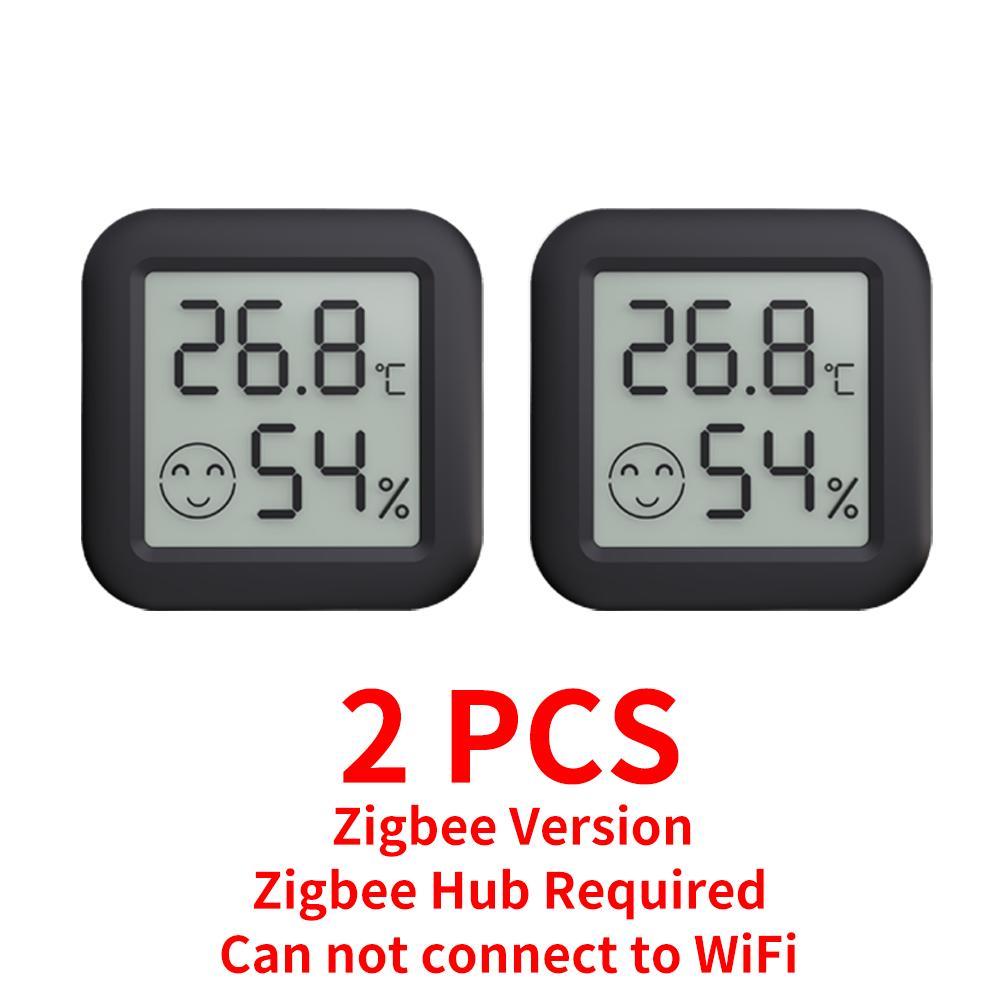 Tuya Zigbee 3.0 Temperature Humidity Sensor APP Remote Control Thermometer Via Smart Life For Smart Home Work With Yandex Alexa