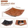 Tray For Keys Artificial Leather Tray For Keys And Wallet Weaving Vanity Basket Desk Organizer Aesthetic For Dressing Table