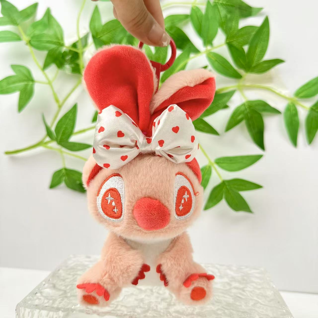 

Новый Звездные войны Малыш с галстуком-бабочкой, Красочные большие уши, Милый плюшевый брелок-аксессуар для рюкзака red