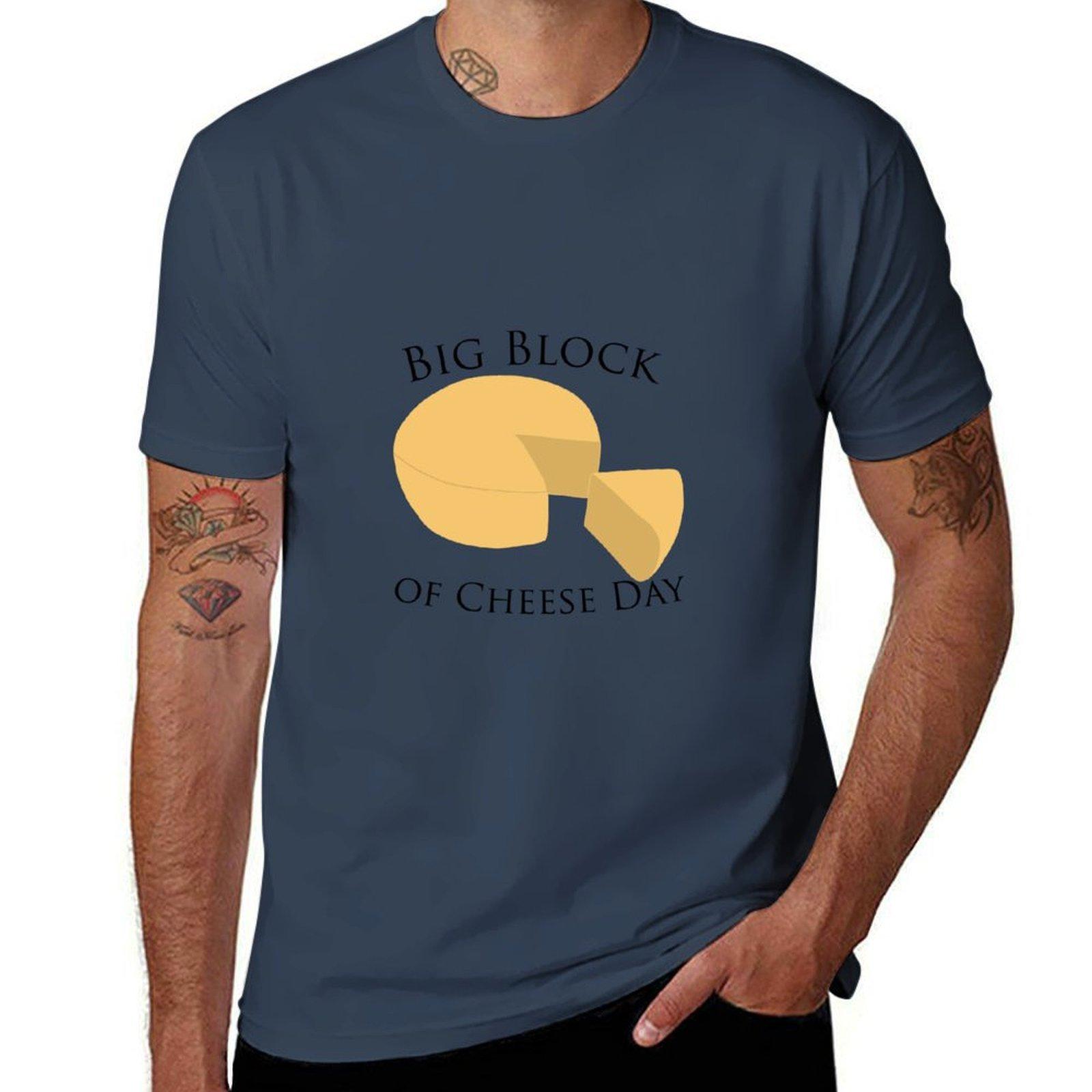 Big Block Of Cheese Day The West Wing Tshirt No Iron Casual Short Sleeve Top S